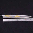 Yanagiba White Steel #2 Kasumi Chokin Sakura-Fuji Buffalo Ebony Handle 270mm-[Musashi]-[Japanese-Kitchen-Knives]