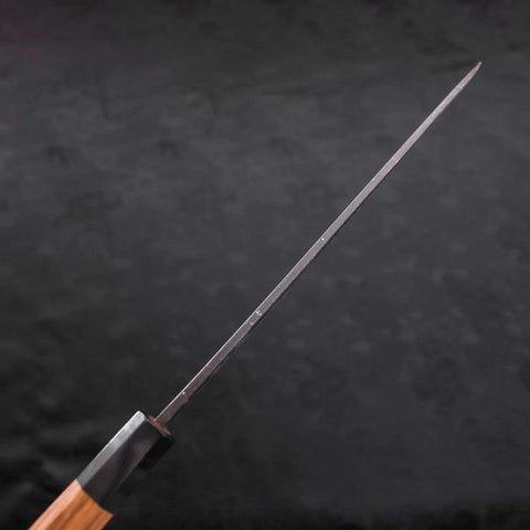Yanagiba White Steel #2 Kurouchi Mango de Teca con Cuerno de Búfalo 225 mm