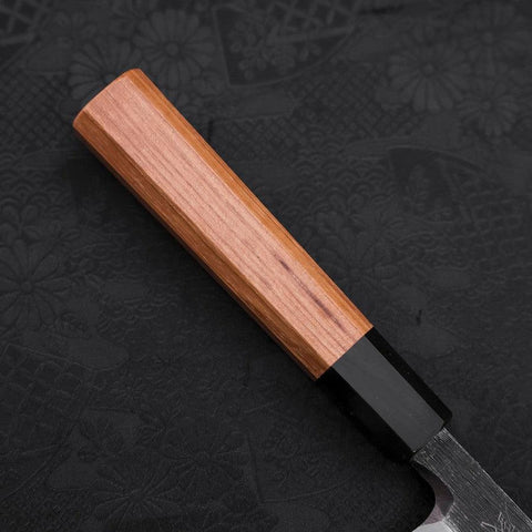 Yanagiba White Steel #2 Kurouchi Mango de Teca con Cuerno de Búfalo 225 mm