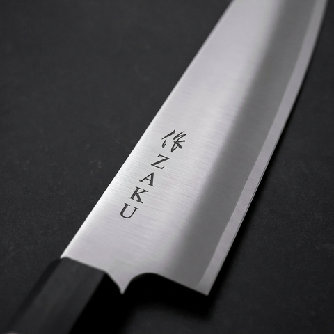 作(ZAKU) Series Kiritsuke VG-10 Polished Cherry Handle 210mm-[Musashi]-[Japanese-Kitchen-Knives]