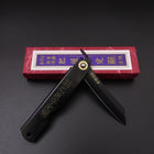 Higonokami Aogami 100mm All Black-[Musashi]-[Japanese-Kitchen-Knives]